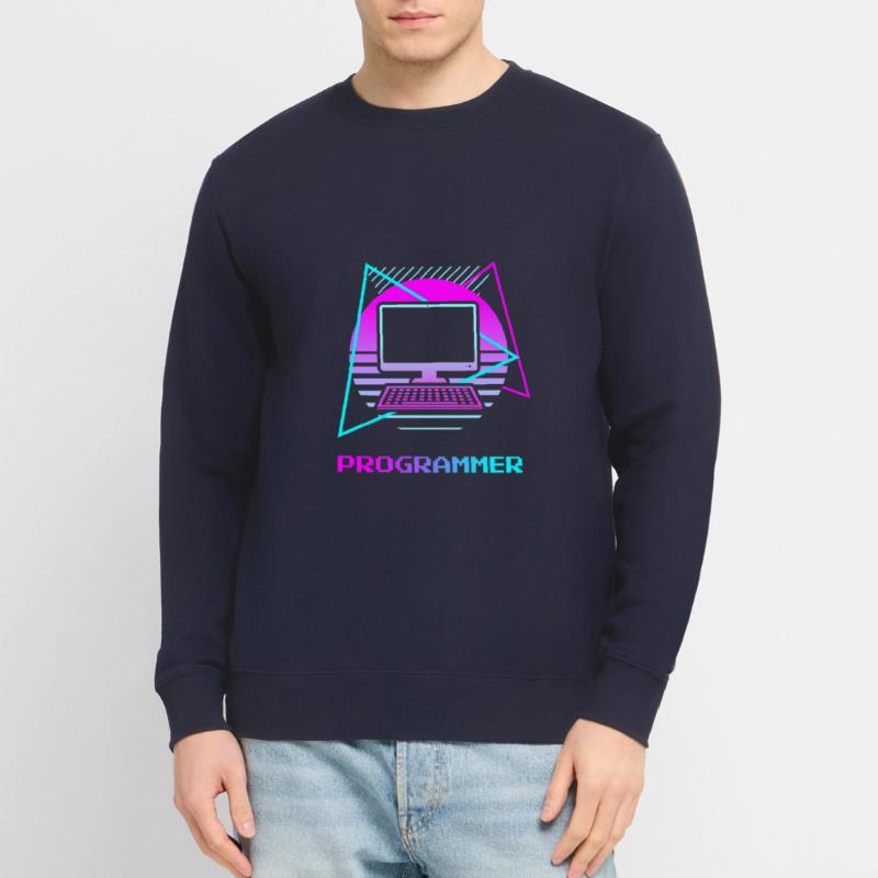 Programmeur rétro Programmation Informatique Sweat-shirt Unisexe