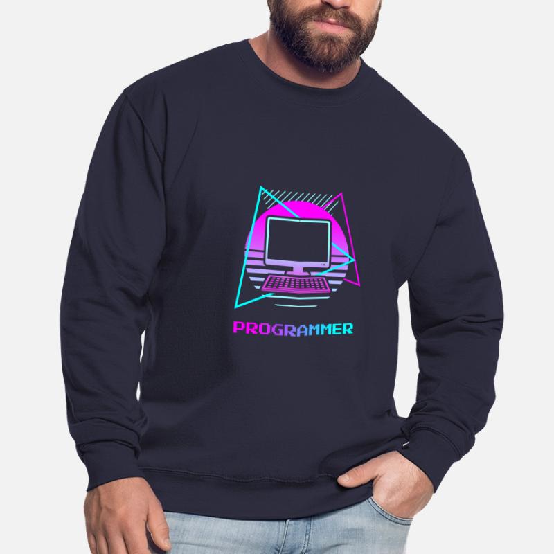 Programmeur rétro Programmation Informatique Sweat-shirt Unisexe