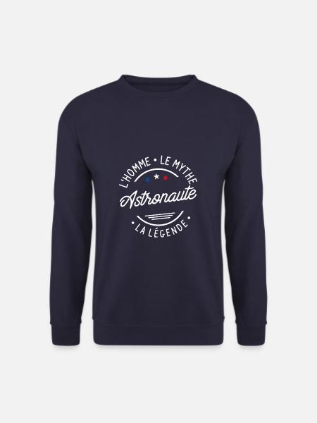 Astronaute L'Homme Le Mythe La Légende - Unisex Pullover - Navy
