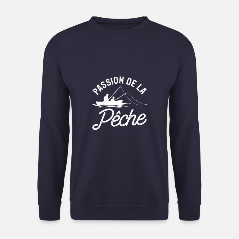 Passion De La Pêche Pêcheur - Sweat-shirt Unisexe - marine