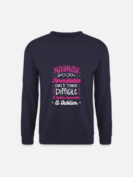 Nounou Formidable Dure À Trouver Difficile À - Sweat-shirt Unisexe - marine
