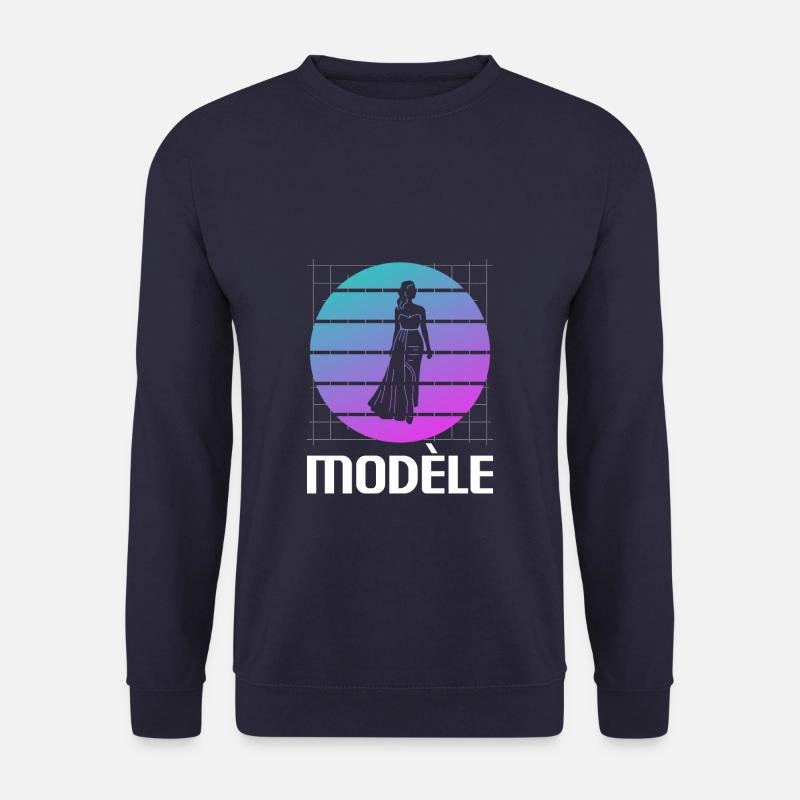 Retro Modèle Modélisation Modélisme - Sweat-shirt Unisexe - marine