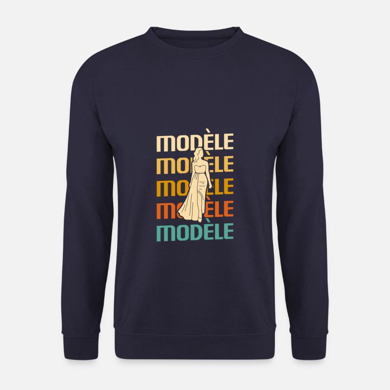 Retro Modèle Modélisation Modélisme - Sweat-shirt Unisexe - marine
