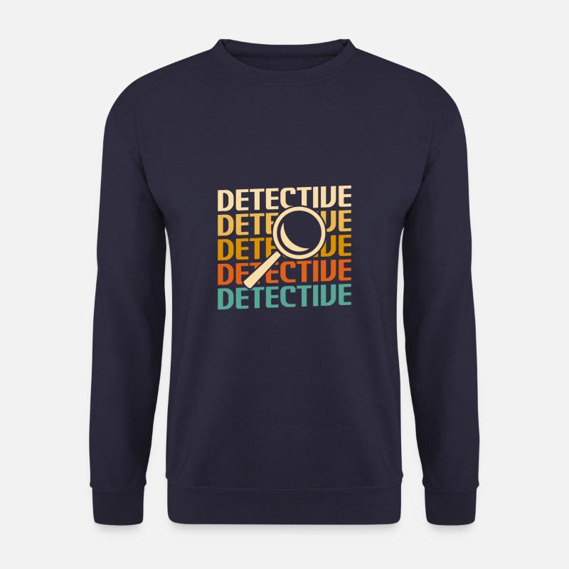 Retro Detektiv Ermittler - Unisex Pullover - Navy