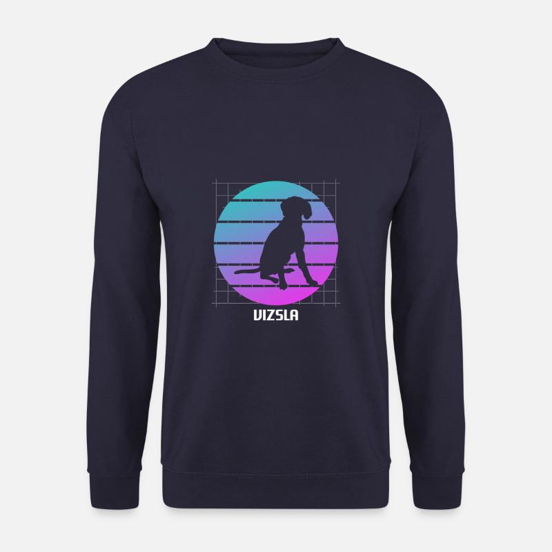 Retro Vizsla Hundeliebhaber - Unisex Pullover - Navy