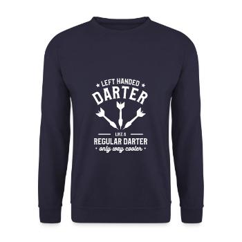 I Don't Go Anywhere Without My Bipod Coyote - Unisex Sweatshirt - navy - Front - Alina (178cm) & Michal (187cm)