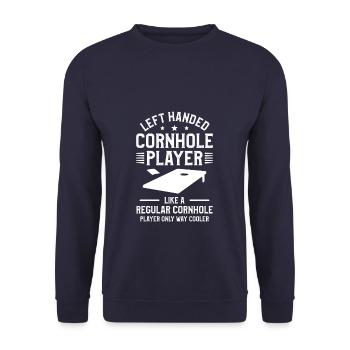 I Don't Go Anywhere Without My Bipod Coyote - Unisex Sweatshirt - navy - Front - Alina (178cm) & Michal (187cm)