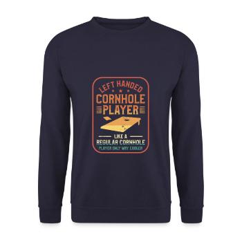 I Don't Go Anywhere Without My Bipod Coyote - Unisex Sweatshirt - navy - Front - Alina (178cm) & Michal (187cm)