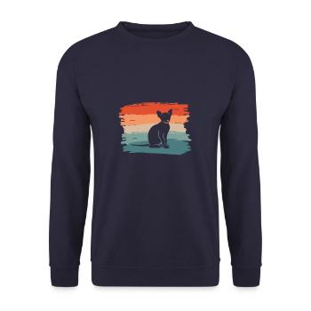 I Don't Go Anywhere Without My Bipod Coyote - Unisex Sweatshirt - navy - Front - Alina (178cm) & Michal (187cm)