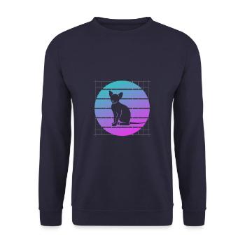 I Don't Go Anywhere Without My Bipod Coyote - Unisex Sweatshirt - navy - Front - Alina (178cm) & Michal (187cm)