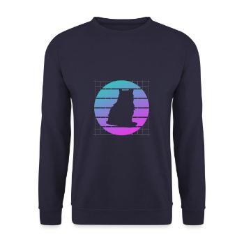 I Don't Go Anywhere Without My Bipod Coyote - Unisex Sweatshirt - navy - Front - Alina (178cm) & Michal (187cm)