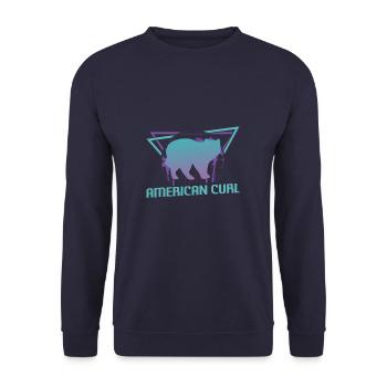 I Don't Go Anywhere Without My Bipod Coyote - Unisex Sweatshirt - navy - Front - Alina (178cm) & Michal (187cm)
