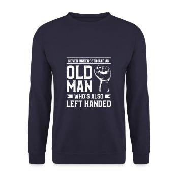 I Don't Go Anywhere Without My Bipod Coyote - Unisex Sweatshirt - navy - Front - Alina (178cm) & Michal (187cm)