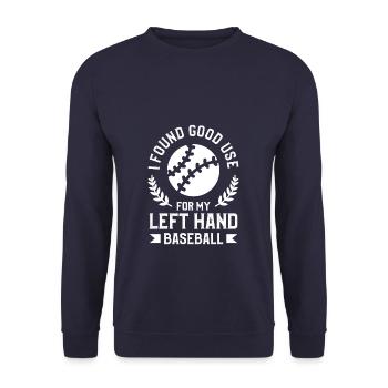 I Don't Go Anywhere Without My Bipod Coyote - Unisex Sweatshirt - navy - Front - Alina (178cm) & Michal (187cm)