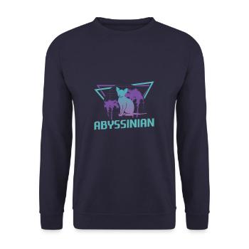 I Don't Go Anywhere Without My Bipod Coyote - Unisex Sweatshirt - navy - Front - Alina (178cm) & Michal (187cm)