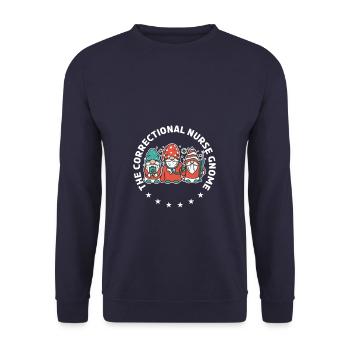 L’infirmière correctionnelle Gnome Infirmières infirmières IA - Sweat-shirt Unisexe - marine - Devant - Alina (178cm) & Michal (187cm)