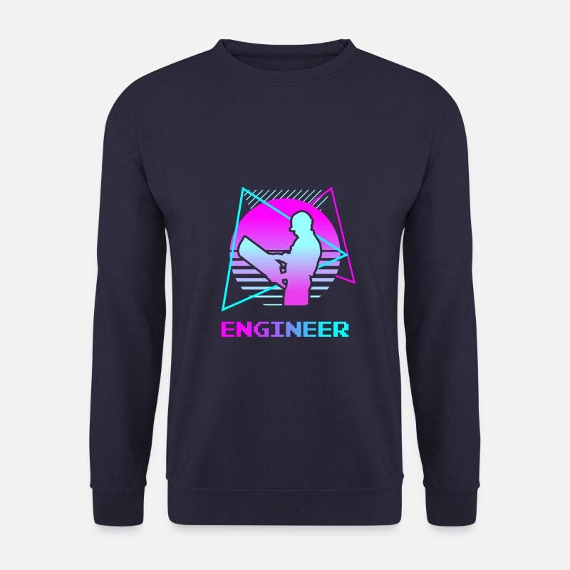 Retro Classic Engineer Engineering - Unisex Sweatshirt - navy