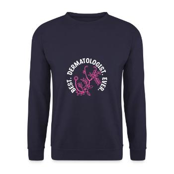 Best Dermatologist Ever Dermatologists Dermatology - Unisex Sweatshirt - navy - Front - Alina (178cm) & Michal (187cm)