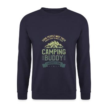 People Wait Their Whole Lives To Meet Their - Unisex Sweatshirt - navy - Front - Alina (178cm) & Michal (187cm)