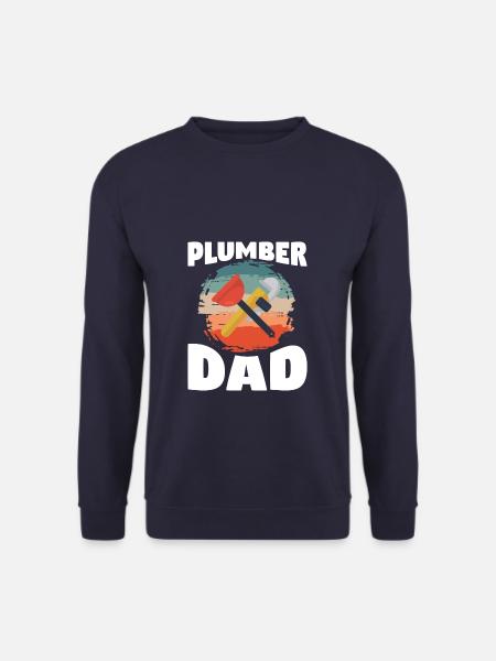 Klempner Papa Klempner - Unisex Pullover - Navy