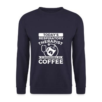 Der heutige Atemtherapeut wird gesponsert von - Unisex Pullover - Navy - Vorne - Alina (178cm) & Michal (187cm)