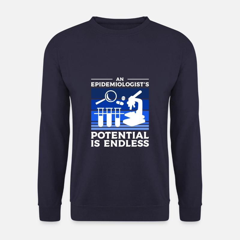 An Epidemiologist's Potential Is Endless - Unisex Sweatshirt - navy