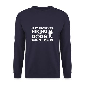 I'm The Crazy Rehab Nurse They Warned You About RN - Unisex Sweatshirt - navy - Front - Alina (178cm) & Michal (187cm)