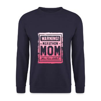 I'm The Crazy Rehab Nurse They Warned You About RN - Unisex Sweatshirt - navy - Front - Alina (178cm) & Michal (187cm)