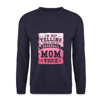 Ich bin die verrückte Reha-Krankenschwester, vor der sie dich gewarnt haben - Unisex Pullover - Navy - Vorne - Alina (178cm) & Michal (187cm)