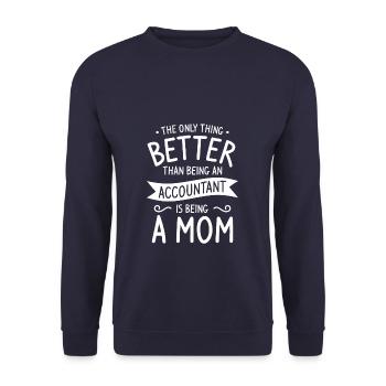 I'm The Crazy Rehab Nurse They Warned You About RN - Unisex Sweatshirt - navy - Front - Alina (178cm) & Michal (187cm)