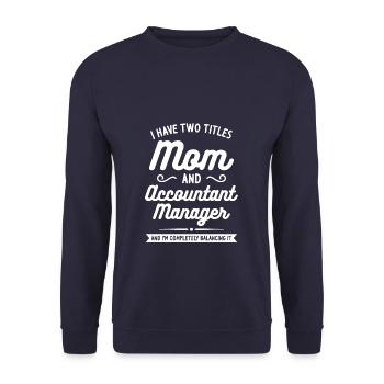 I'm The Crazy Rehab Nurse They Warned You About RN - Sweat-shirt Unisexe - marine - Devant - Alina (178cm) & Michal (187cm)