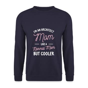 I'm The Crazy Rehab Nurse They Warned You About RN - Unisex Sweatshirt - navy - Front - Alina (178cm) & Michal (187cm)