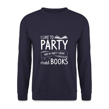 I'm The Crazy Rehab Nurse They Warned You About RN - Unisex Sweatshirt - navy - Front - Alina (178cm) & Michal (187cm)