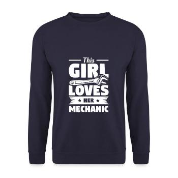 I'm The Crazy Rehab Nurse They Warned You About RN - Unisex Sweatshirt - navy - Front - Alina (178cm) & Michal (187cm)