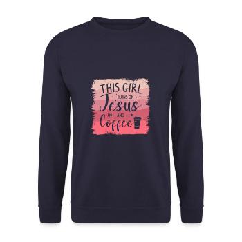 I'm The Crazy Rehab Nurse They Warned You About RN - Unisex Sweatshirt - navy - Front - Alina (178cm) & Michal (187cm)