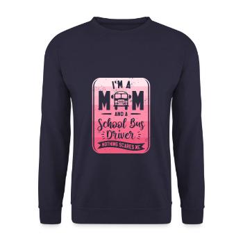 I'm The Crazy Rehab Nurse They Warned You About RN - Unisex Sweatshirt - navy - Front - Alina (178cm) & Michal (187cm)