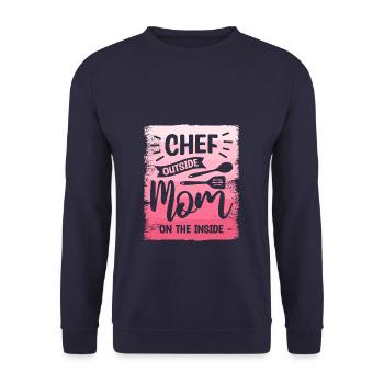 Ich bin die verrückte Reha-Krankenschwester, die dich vor RN gewarnt hat - Unisex Pullover - Navy - Vorne - Alina (178cm) & Michal (187cm)