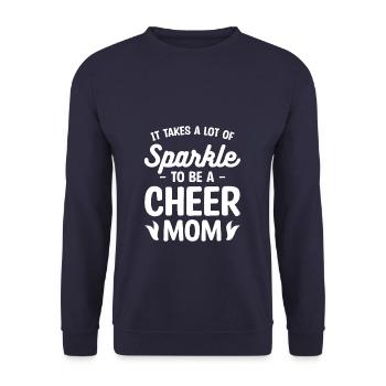 Il faut beaucoup d’éclat pour être une maman acclamée - Sweat-shirt Unisexe - marine - Devant - Alina (178cm) & Michal (187cm)