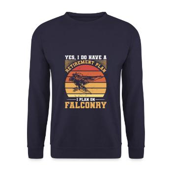 I'm The Crazy Rehab Nurse They Warned You About RN - Unisex Sweatshirt - navy - Front - Alina (178cm) & Michal (187cm)