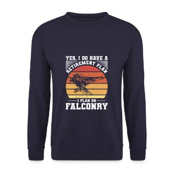 I'm The Crazy Rehab Nurse They Warned You About RN - Unisex Sweatshirt - navy - Front - Alina (178cm) & Michal (187cm)