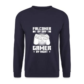 I'm The Crazy Rehab Nurse They Warned You About RN - Unisex Sweatshirt - navy - Front - Alina (178cm) & Michal (187cm)