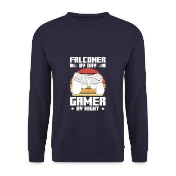 I'm The Crazy Rehab Nurse They Warned You About RN - Unisex Sweatshirt - navy - Front - Alina (178cm) & Michal (187cm)