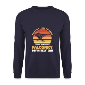 I'm The Crazy Rehab Nurse They Warned You About RN - Unisex Sweatshirt - navy - Front - Alina (178cm) & Michal (187cm)