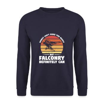 I'm The Crazy Rehab Nurse They Warned You About RN - Unisex Sweatshirt - navy - Front - Alina (178cm) & Michal (187cm)