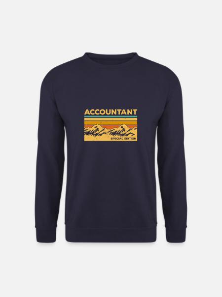 Retro revisor Special Edition Regnskab CPA - Unisex sweater - marineblå