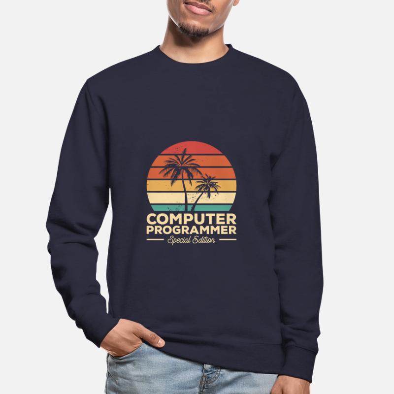 Retro Computerprogrammierer Sonderedition Unisex Pullover