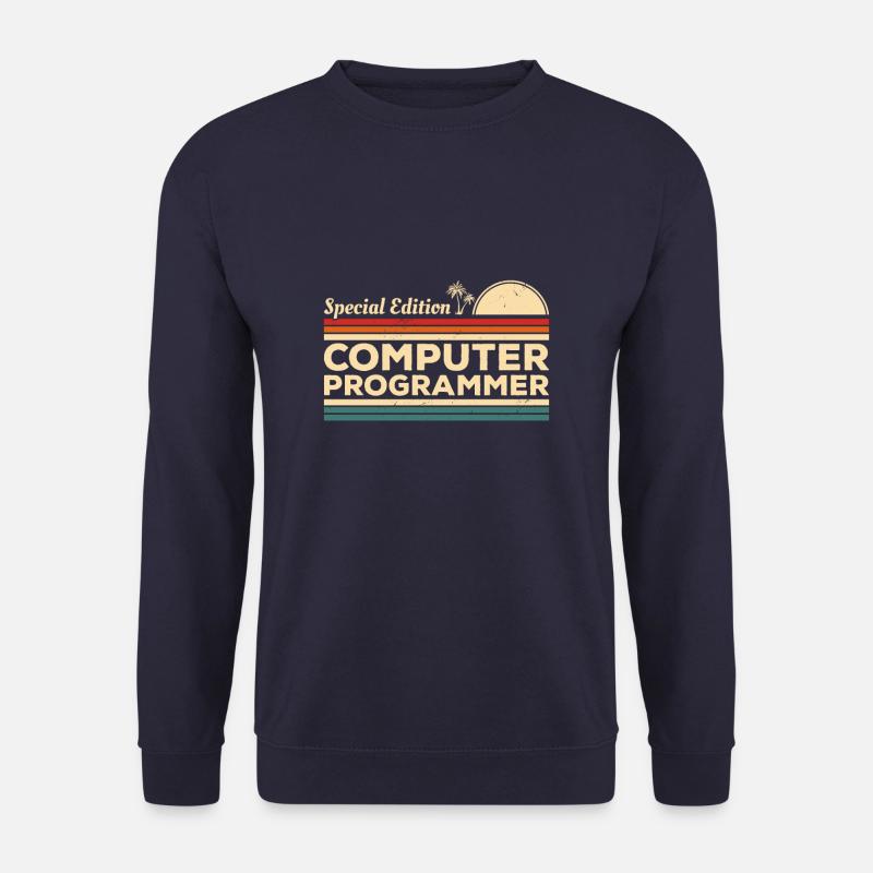 Retro Special Edition Computerprogrammierer - Unisex Pullover - Navy