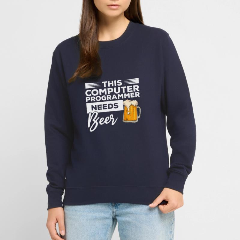 Dieser Computerprogrammierer braucht Bierprogrammierung Unisex Pullover