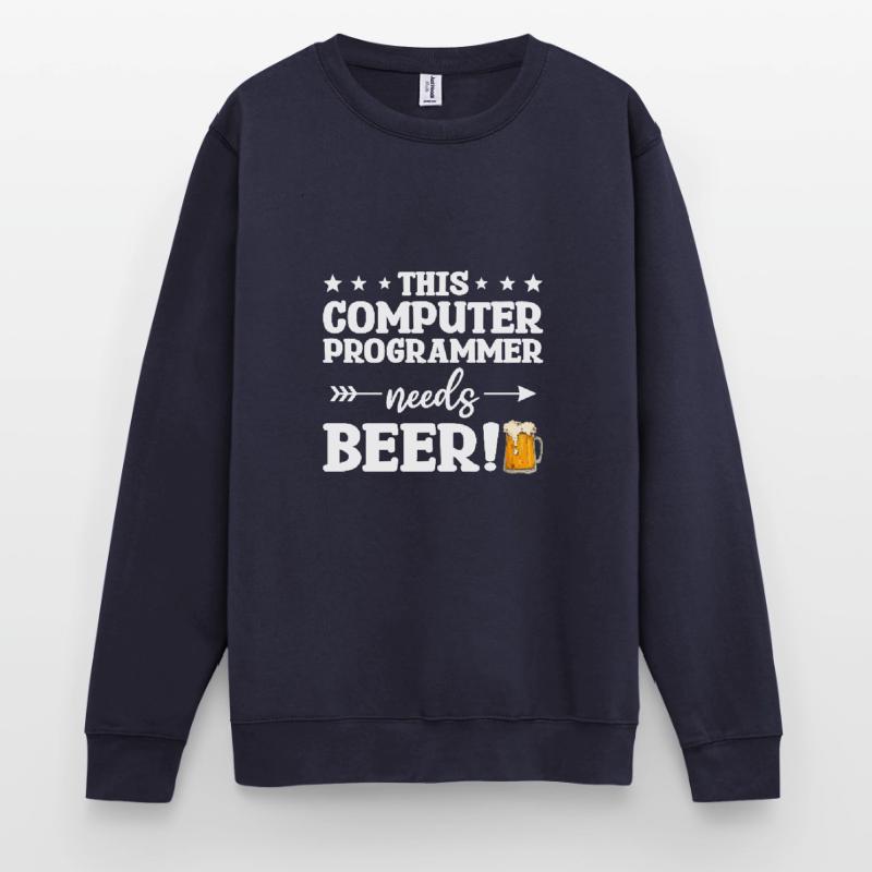 Dieser Computerprogrammierer braucht Bierprogrammierung Unisex Pullover