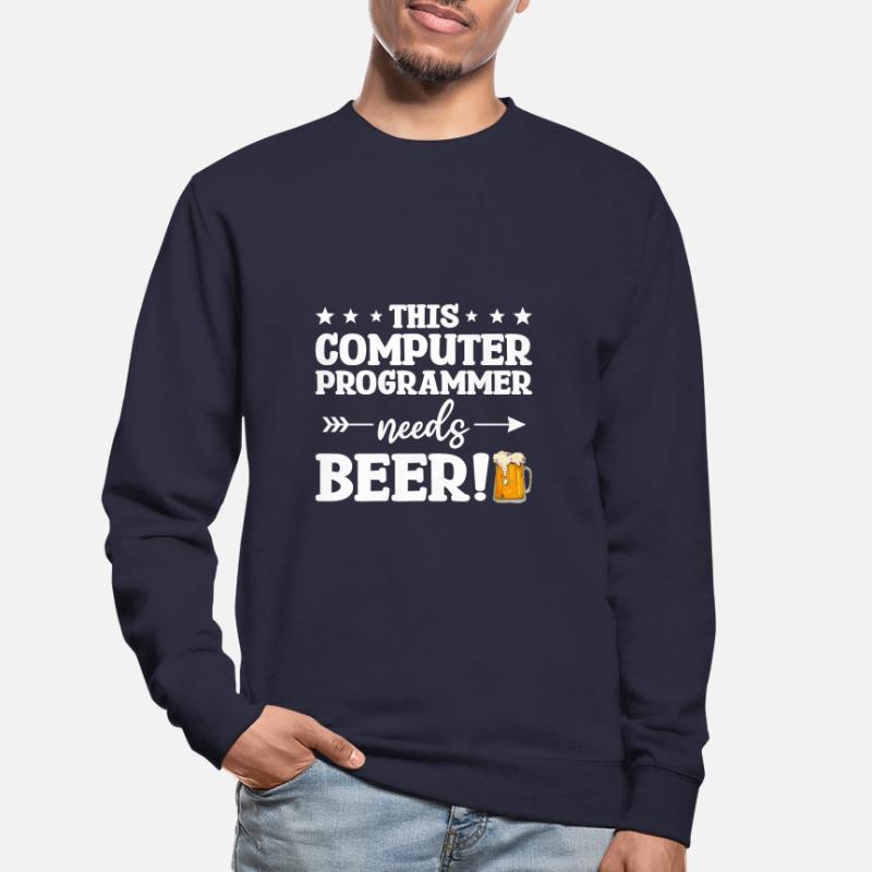 Dieser Computerprogrammierer braucht Bierprogrammierung Unisex Pullover